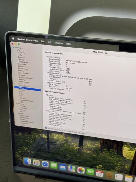 Продавам MacBook PRO M4 24 RAM 1TB SSD