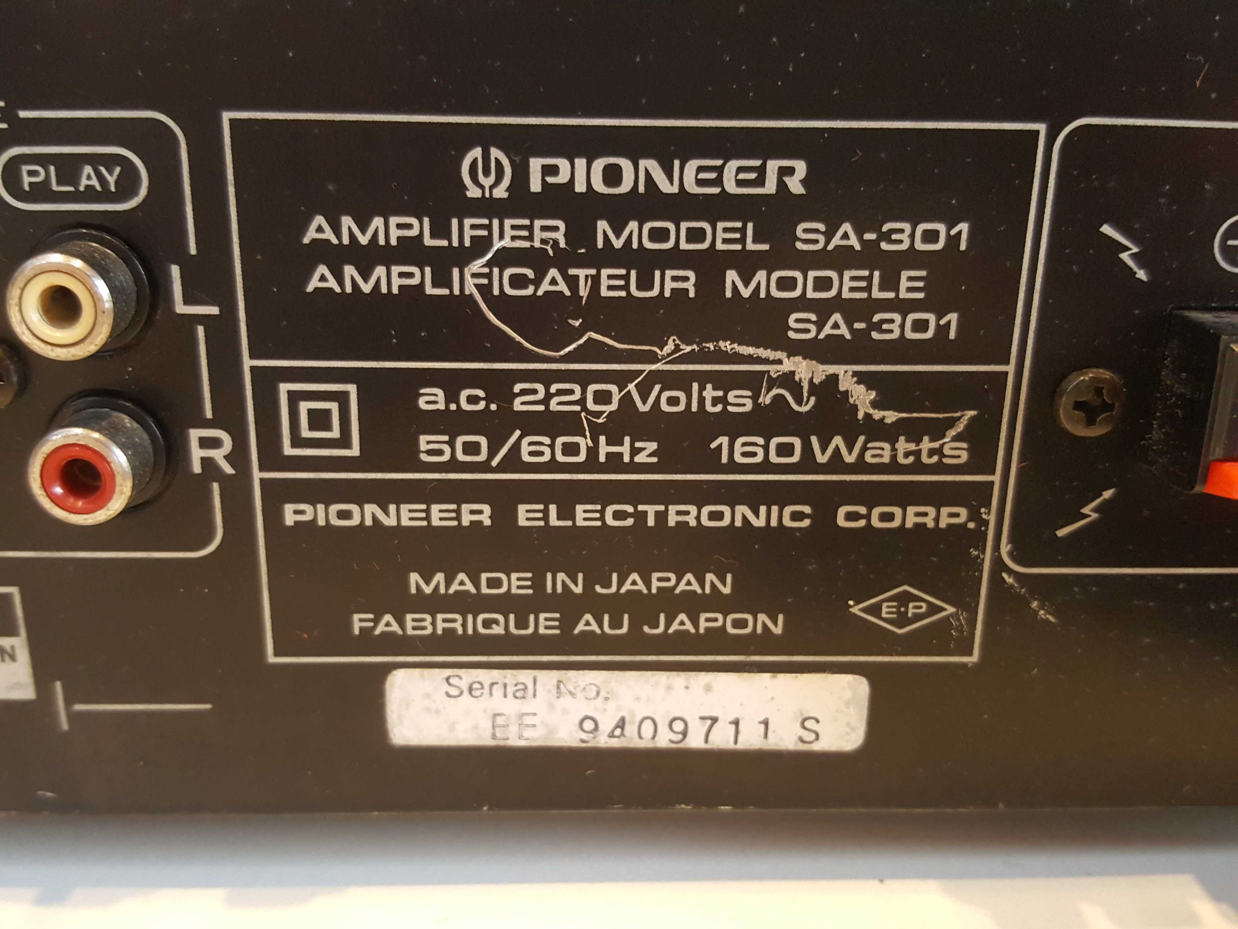 Amplificator Pioneer SA-301 Vintage