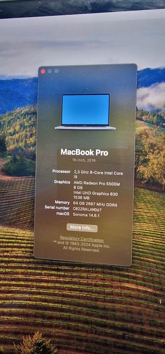 Vand MacBook Pro 16"