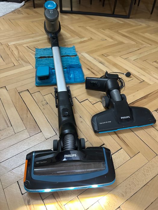 Philips SpeedPro Aqua Безкабелна вертикална прахосмукачк