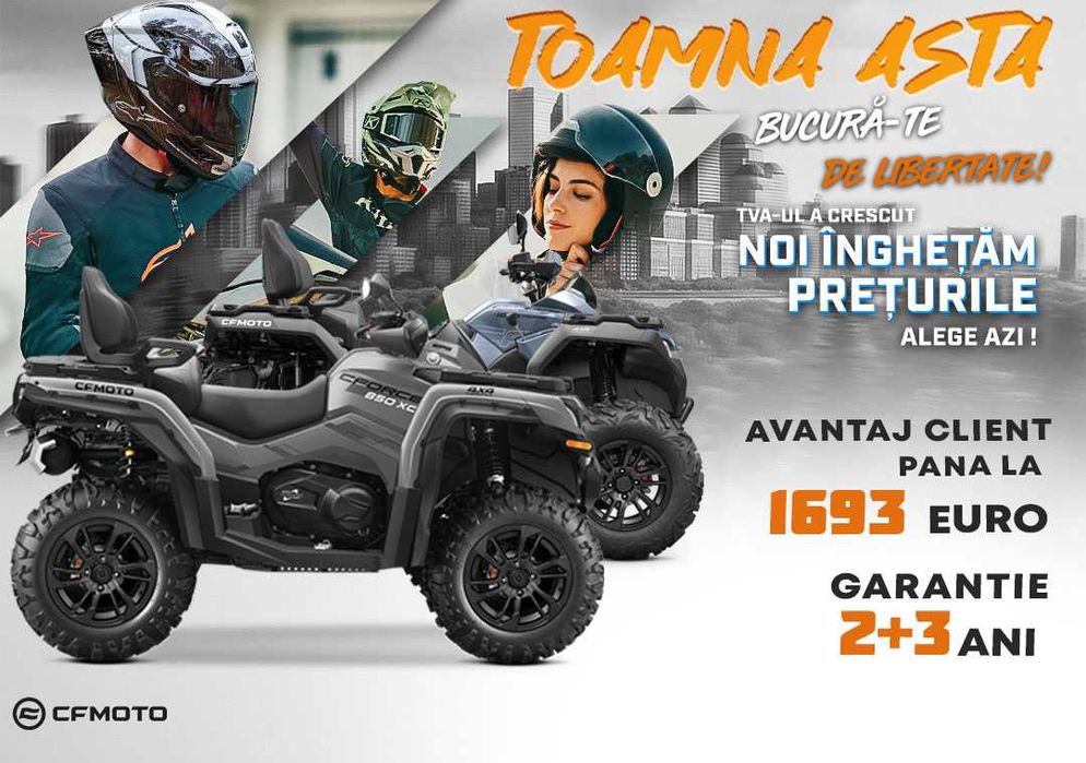 ATV/SXS CFMOTO (Descopera reducerile)