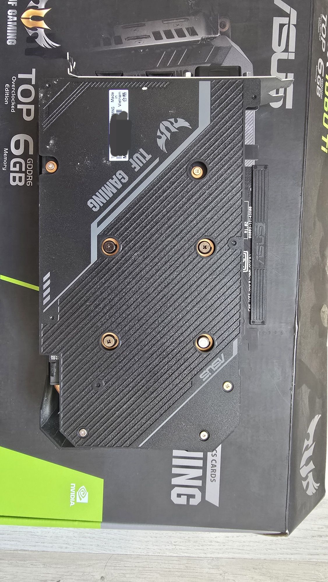Продам Asus Tuf gaming 1660 ti