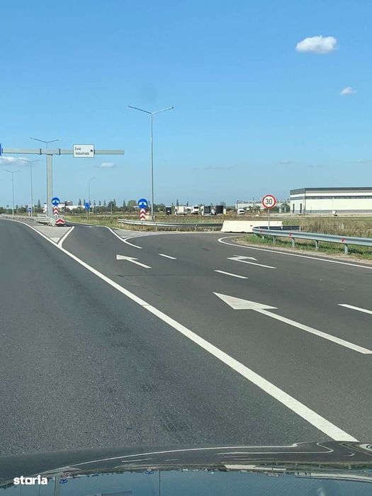 Teren intravilan în zona industrială Borsului