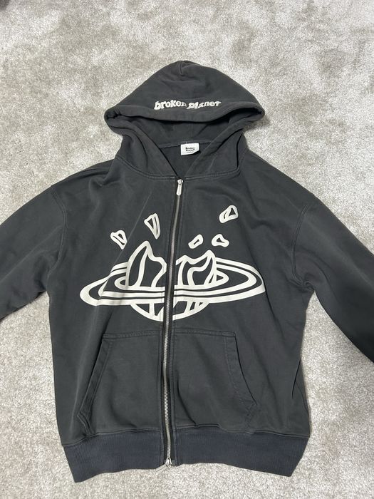 Vand hanorac cu fermoar broken planet marimea M