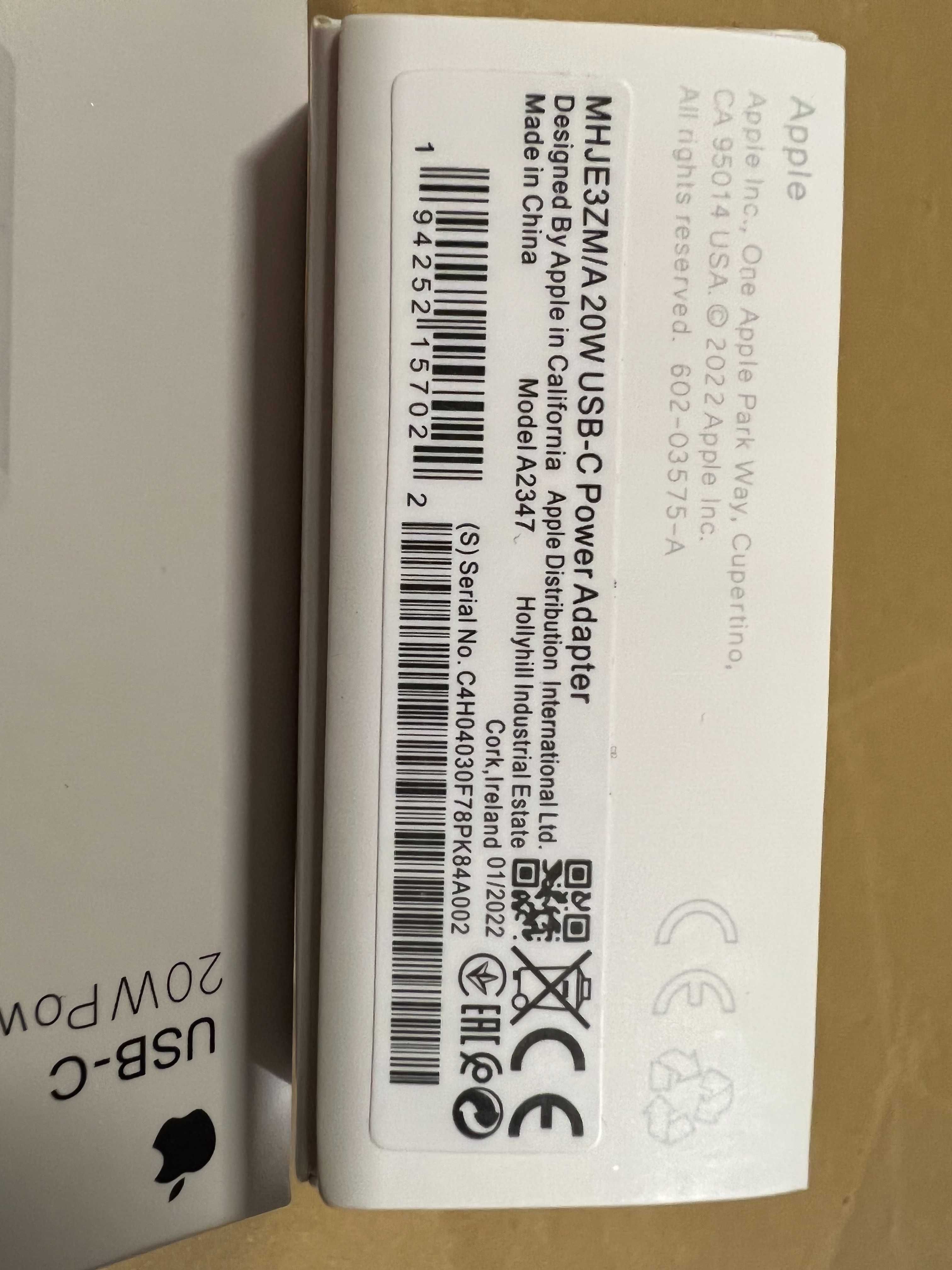 B Adaptor Incarcator iPhone Fast Charger USB -C 20W-X/11/12/13/Pro/Max
