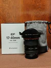 Canon L 17-40 mm F4 vand/schimb