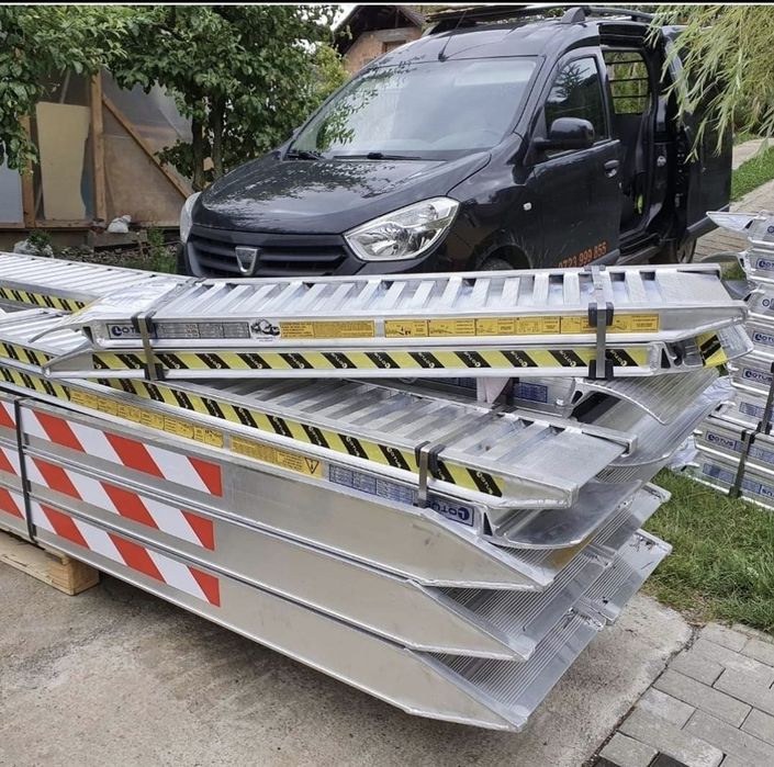 Rampe din aluminiu premium certificate TUV senile hardox