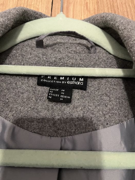Дамско сиво палто – отлично състояние