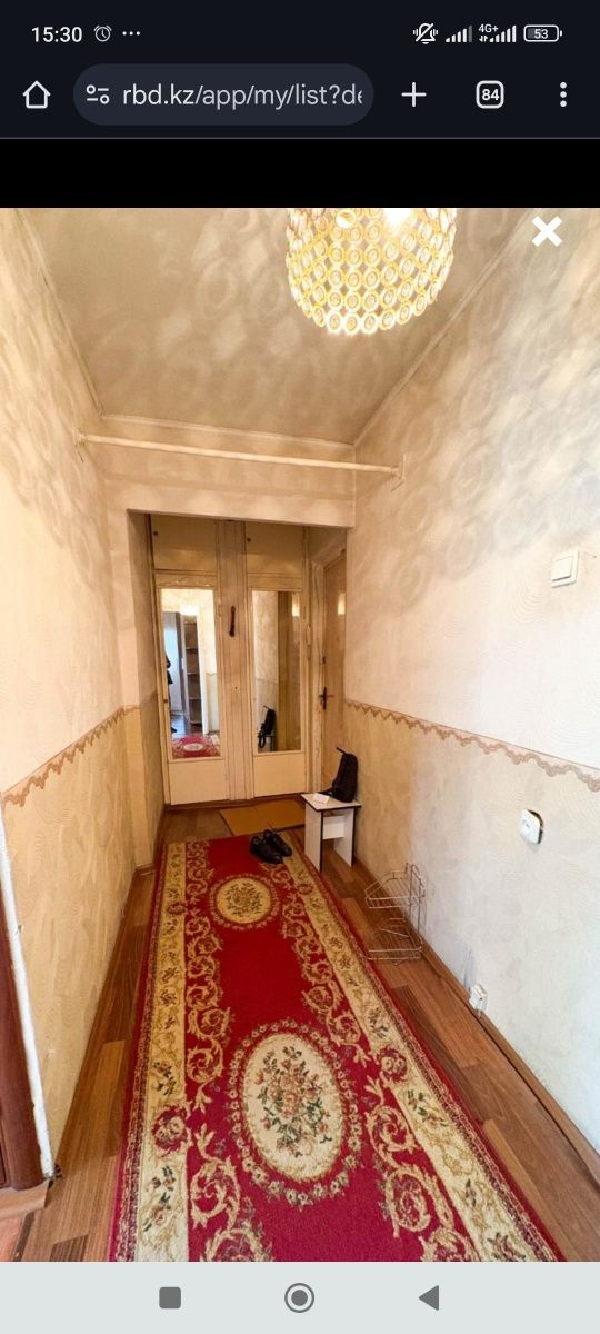 Продам 2 комнатную квартиру в мкр Жастар Амина Империя