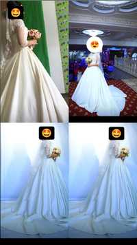 Красивая свадебный платье