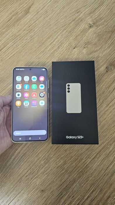Vand Samsung Galaxy S23 Plus 512GB, Alb Cream, ca Nou