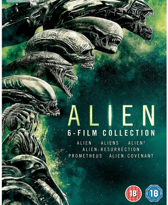 FILME ALIEN 1,2,3,4,5,6 DVD Box Set Complete Collection (Original)
