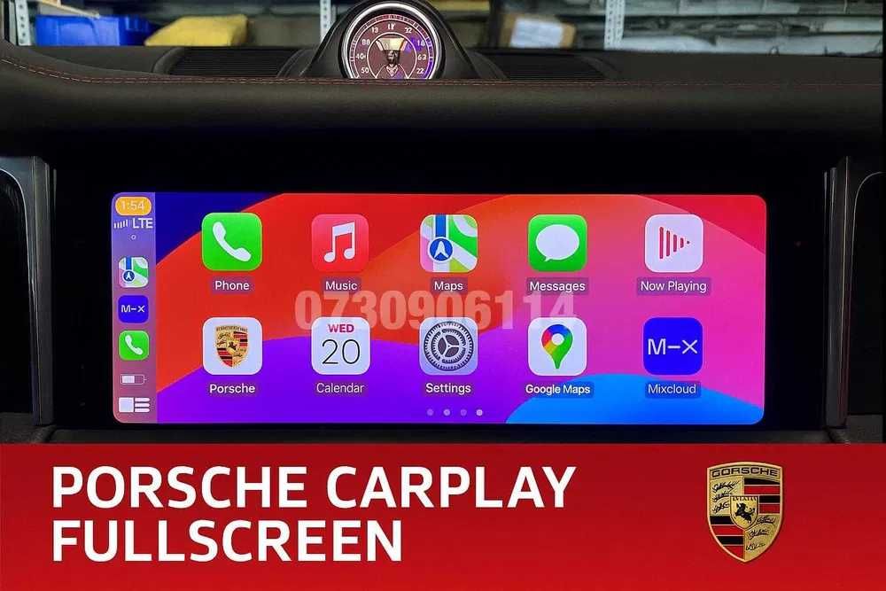 SD card Carplay FULLSCREEN Porsche Cayenne Macan Panamera Taycan navi