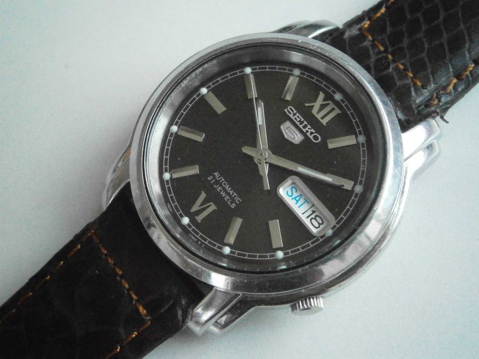 SEIKO 5, Automatic, 7s26, 21 jewels, Japan, Буквално нов часовник!