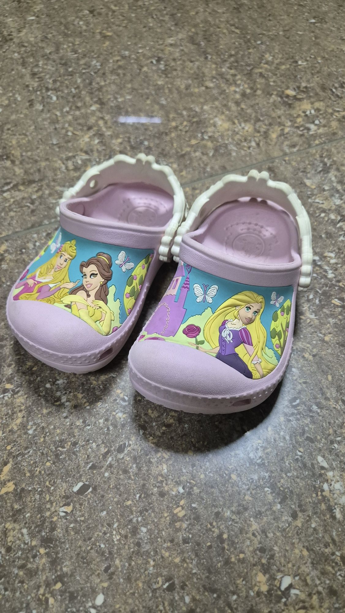 Crocs Disney на девочку оригинал, размер 19-21 / 12- 13 см