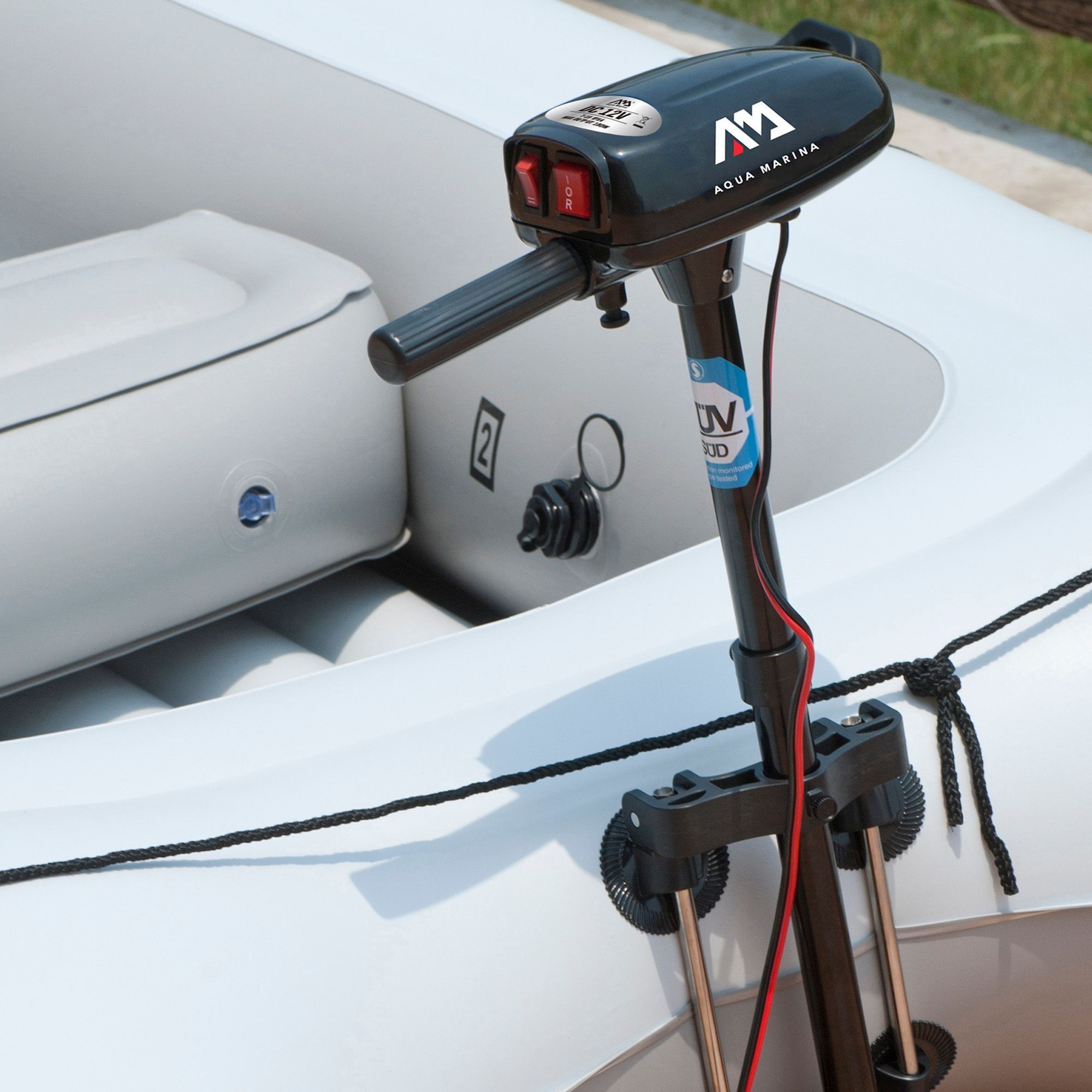 Barca gonflabila Aqua Marina cu motor electric