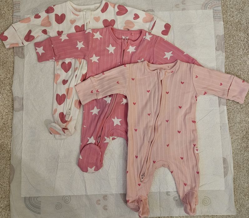 3 salopete bebe, Next, 0 luni