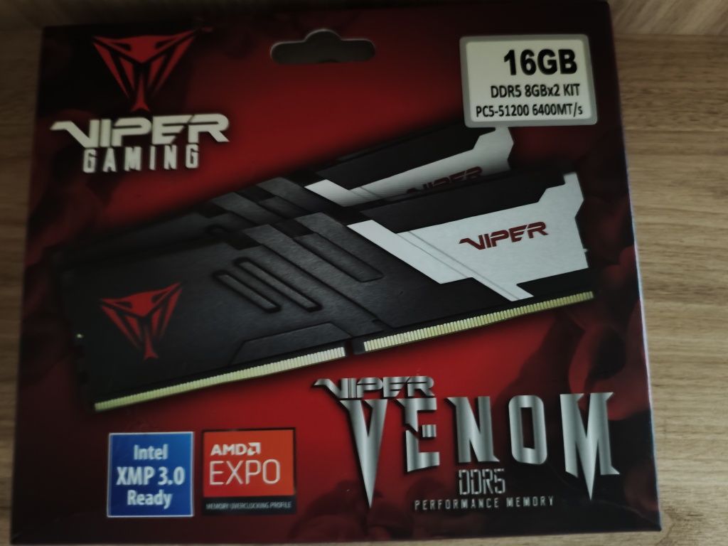Продаю Patriot Viper Venom DDR5 6400MHz (2x8GB)