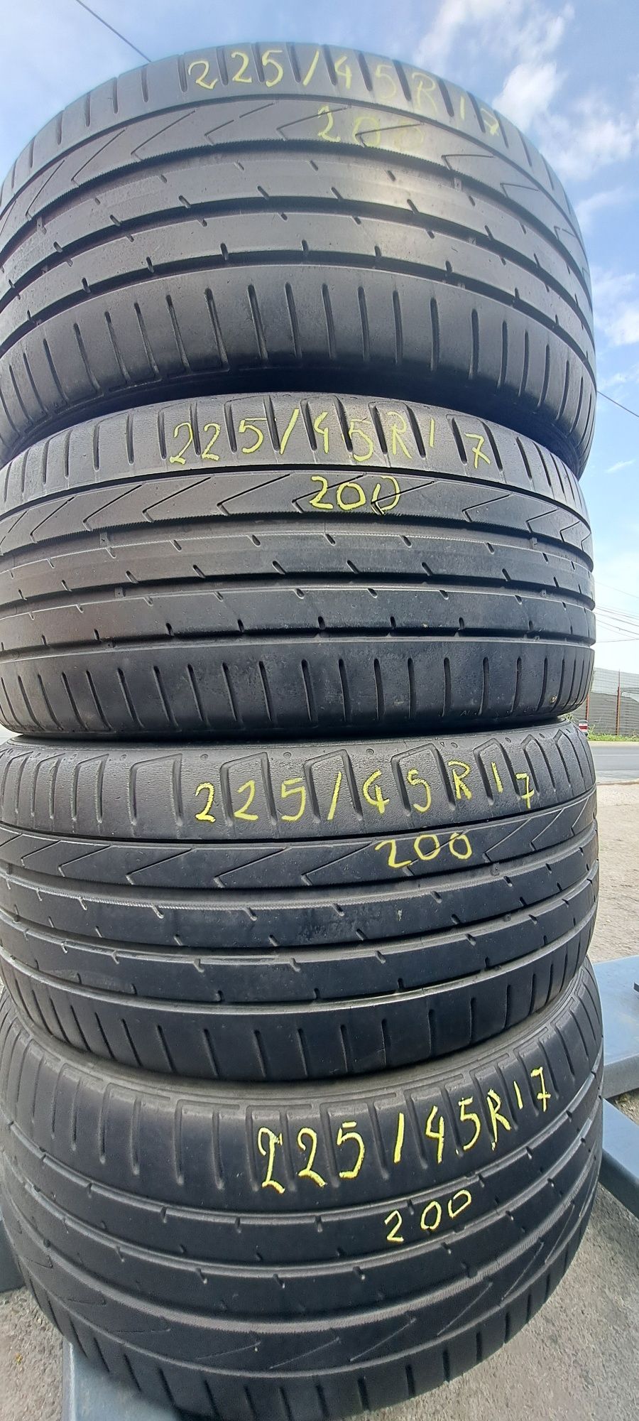 4 anvelope vara 225/45r17 Hankook dot 2019 Montaj Gratuit