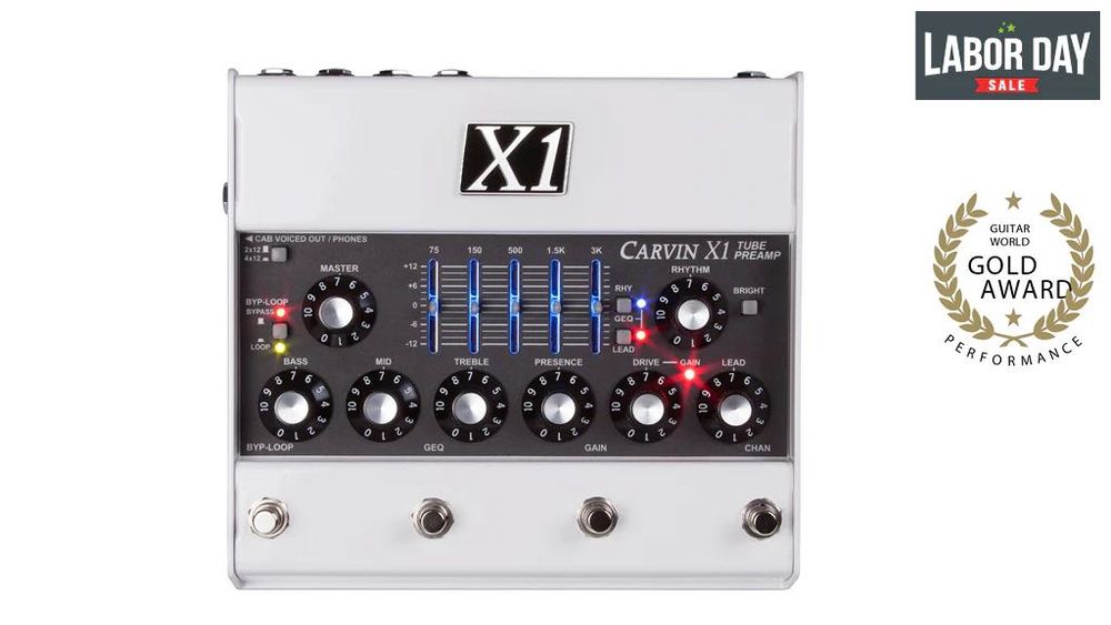 X1 All Tube preamp pedal with 12AX7 tubes