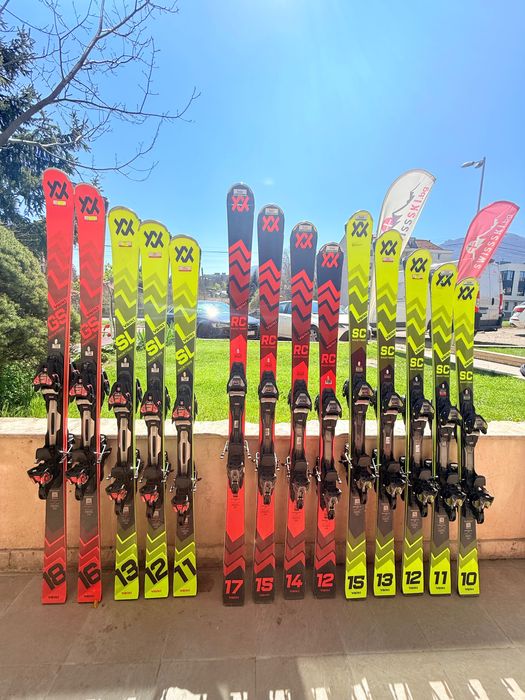 BIg choice of top ski Volkl Racetiger