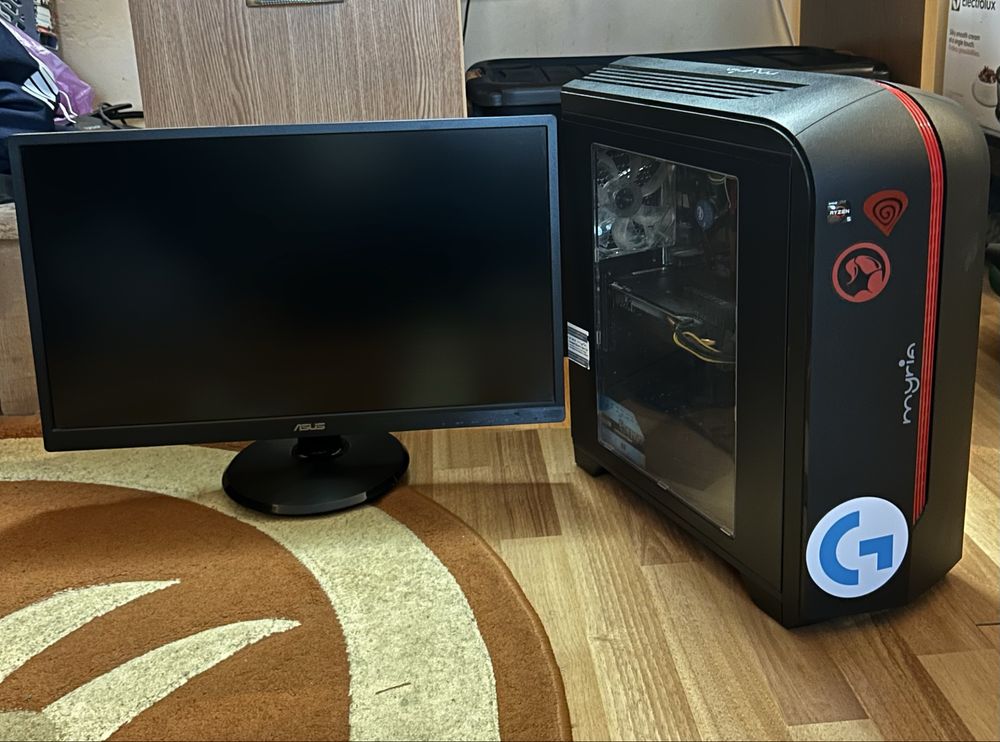 PC gaming i5, gtx 1060 + Monitor Asus 24 inch