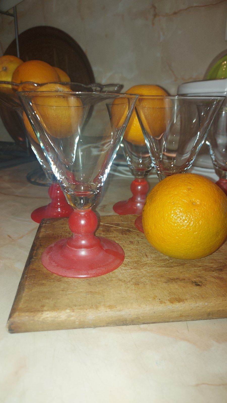 Стъклени чаши за мартини 150 мл.