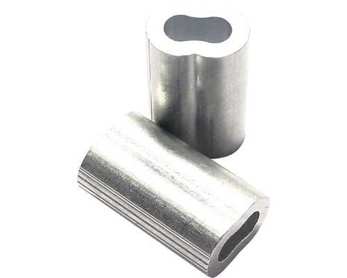 Clema din aluminiu pentru sertizare cablu troliu otelit 10mm