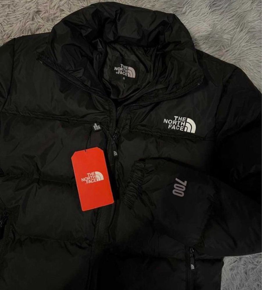 TNF GEACA the north face 700 model premium black full groasa puffer