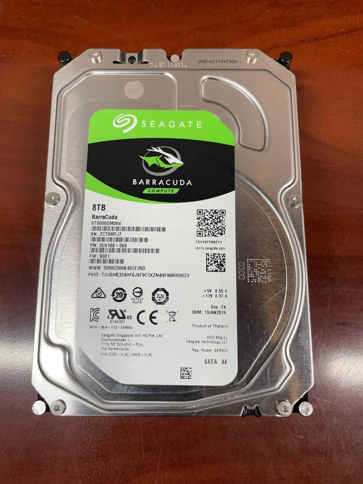 Хард диск SEAGATE BarraCuda 8TB,  ST8000DM004