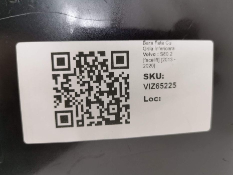 Предна броня с долна решетка Волво С60 2 [фейслифт] В60 Оригинална В д