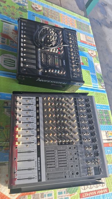 Продам 2-микшера и 2-усилителя на запчасти