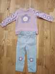 Costum/set/blugi și bluza bebeluși fete mărimea 86