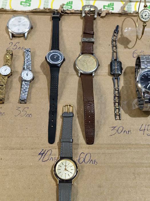 Часовници Casio, Seiko, Raketa, Diesel, Chaika и др