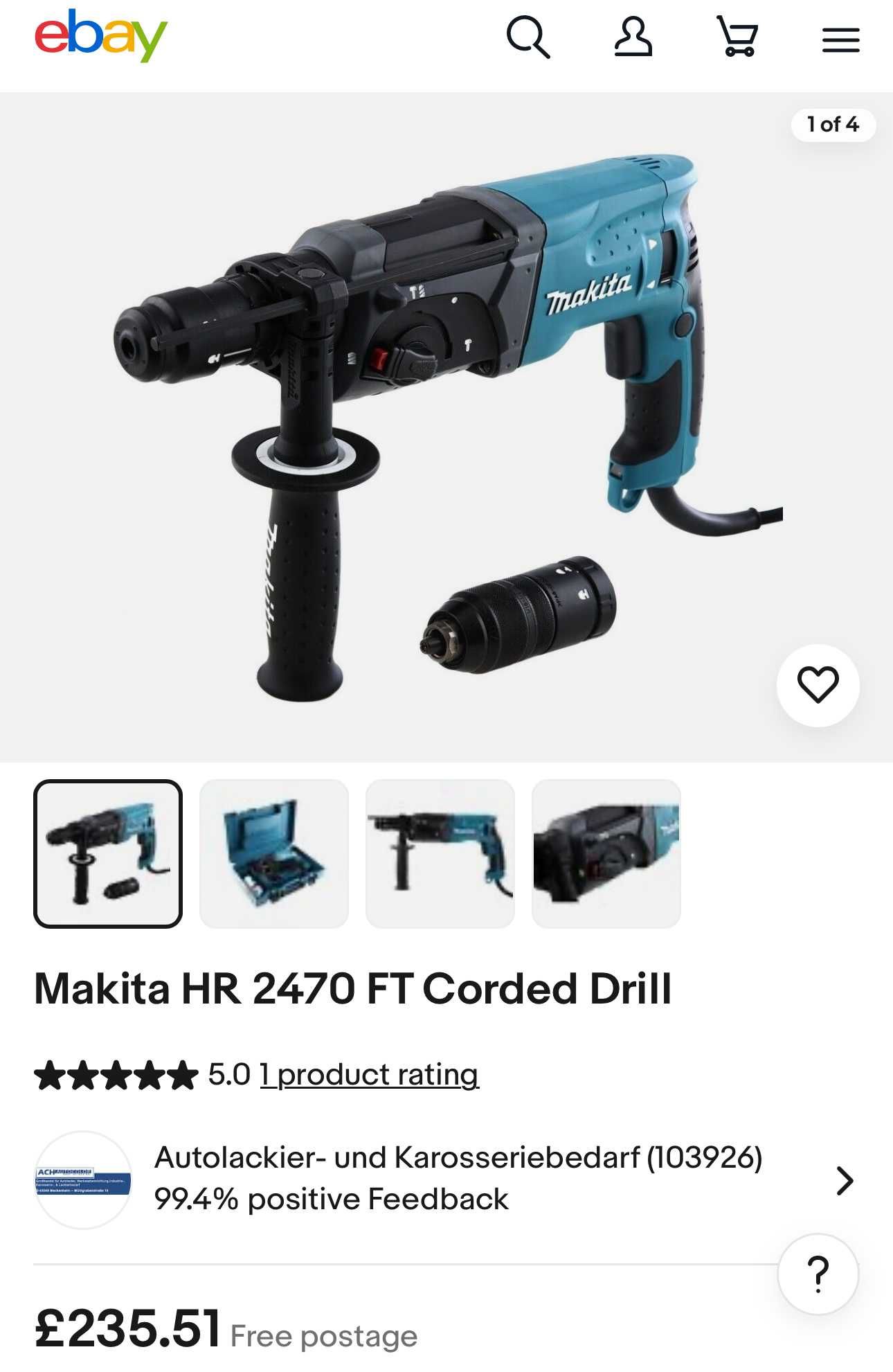 Makita HR2470FT - Перфоратор със сменяем патронник!