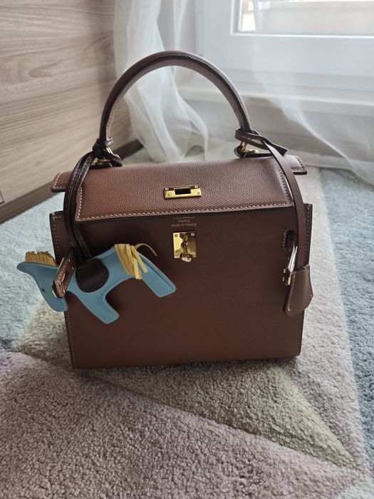 Чанта в кафяво Hermes kelly