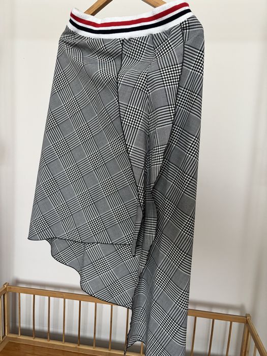 Женская итальянская юбка, в клетку