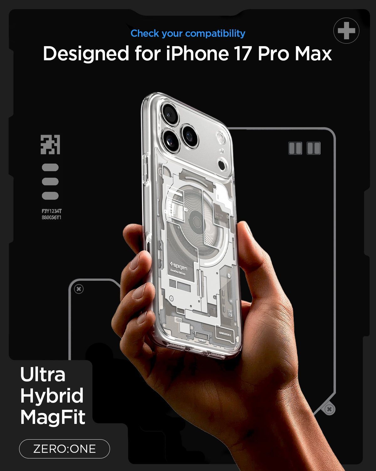 Apple iPhone 17 Pro/Max/Air/ SPIGEN Ultra Hybrid Zero One MagSafe кейс