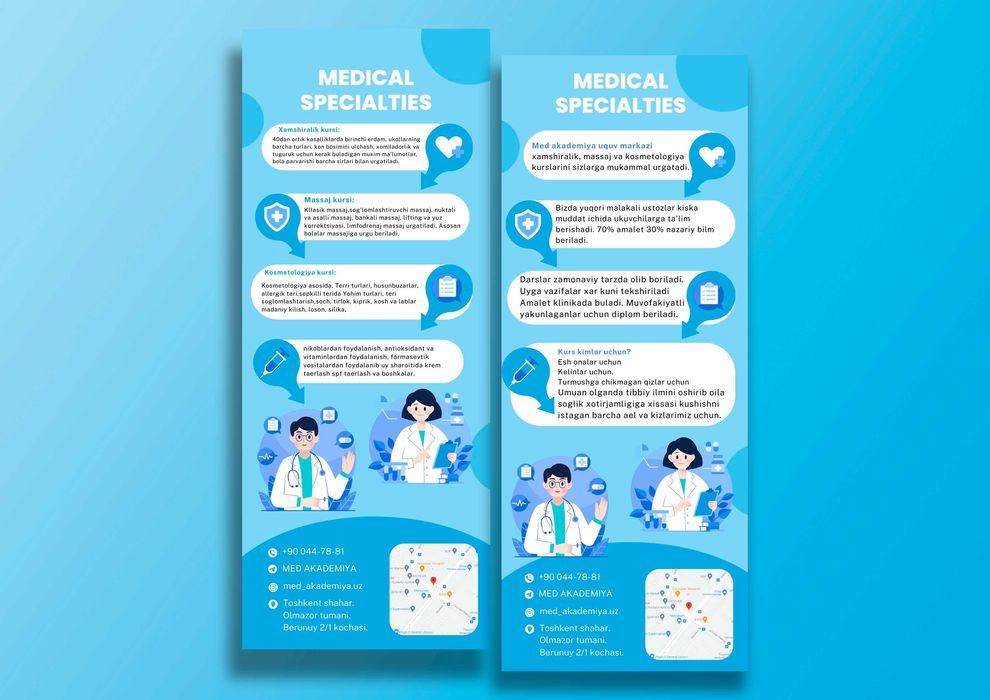 vizitka Flayed  buklet logatip onlayn zakas olamiz