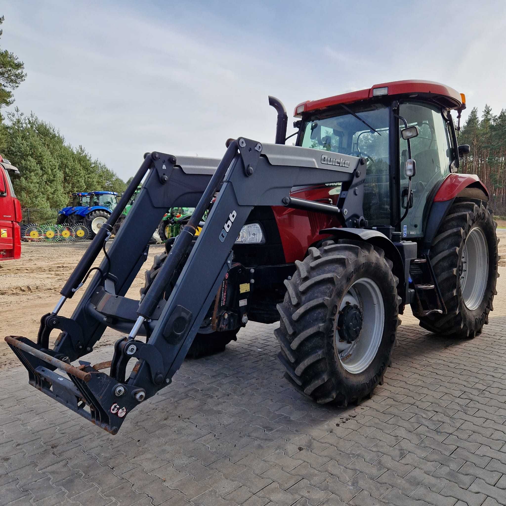 Case Maxxum 115 plus incarcator Quicke