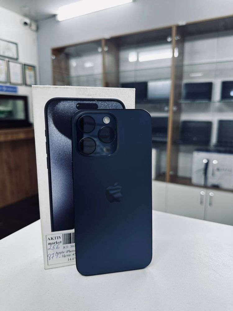 iPhone 15 pro max  256GB/87% от Актив Рассрочка 0-0-12