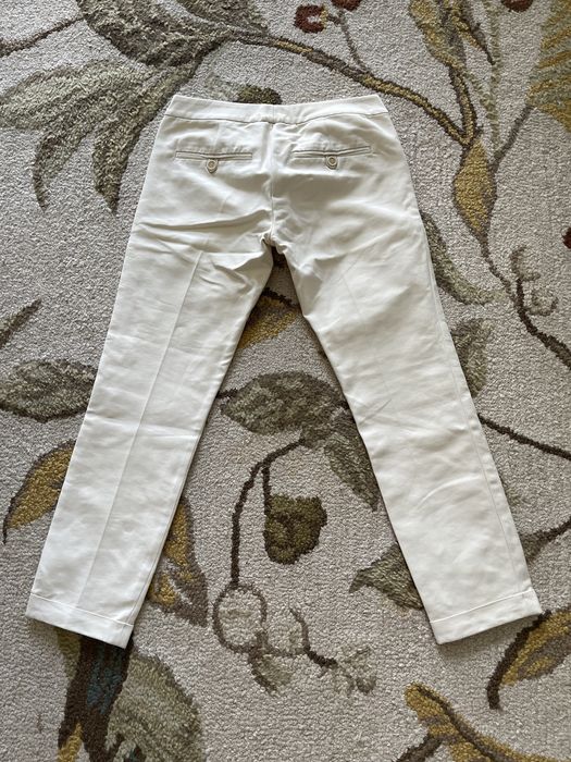 Pantaloni crem skinny Dsquared2