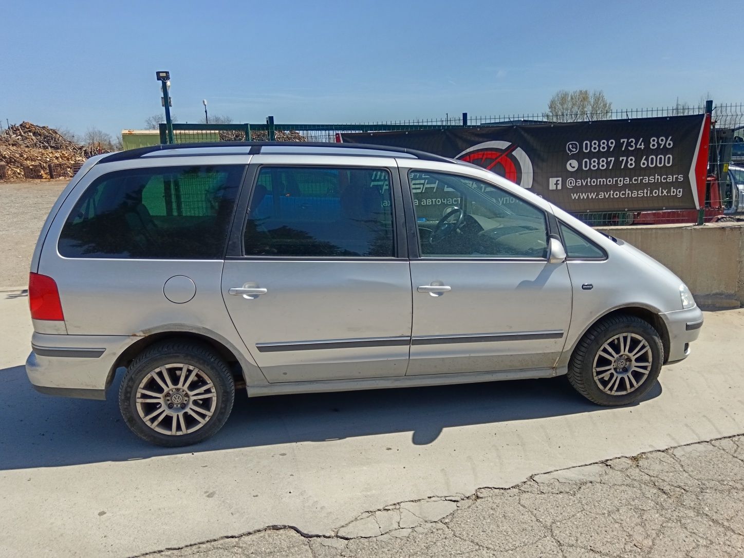 Фолксваген Шаран 2.8 вр6 204 к.с. 4х4  VW Sharan 2.8 vr6 AYL 4x4  НА Ч