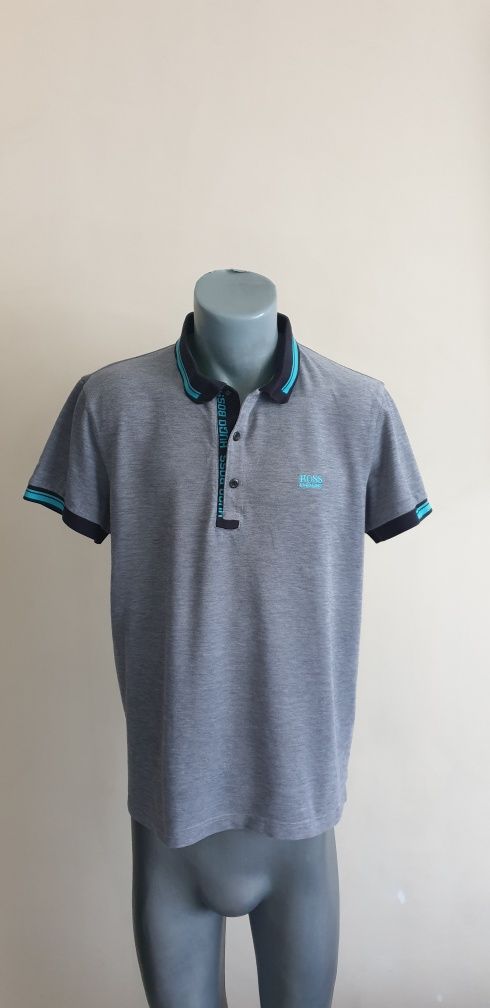Hugo Boss Paule 4 Slim Fit Pique Cotton 2XL ОРИГИНАЛ! Мъжка Тениска!