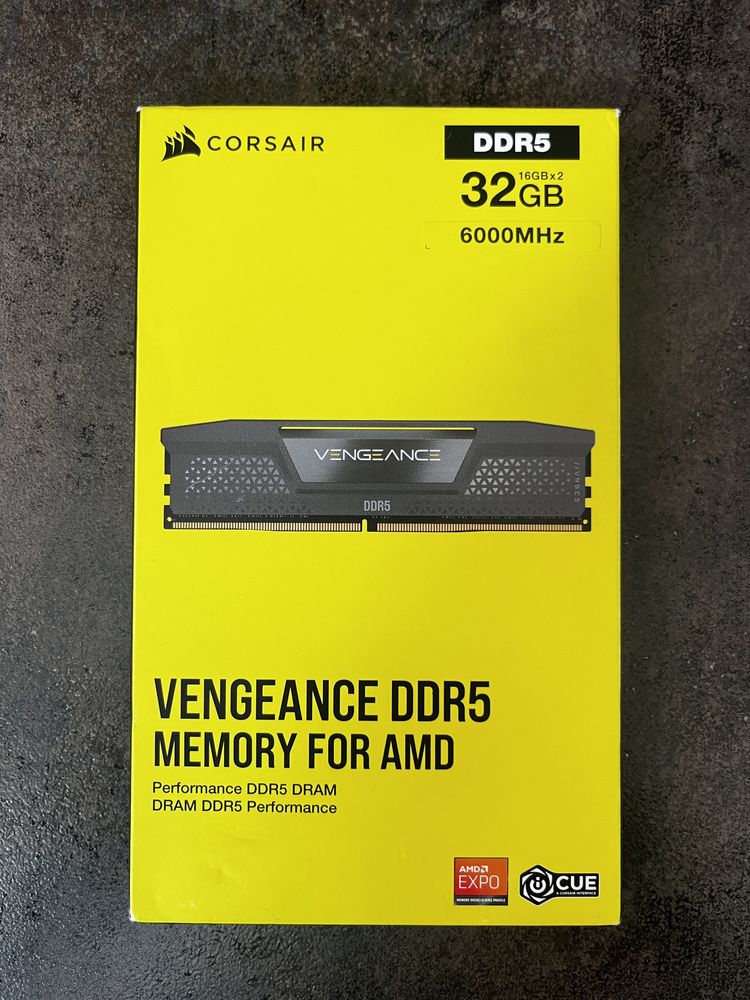 Vengeance DDR5 Corsair memorie AMD 32GB 6000MHz