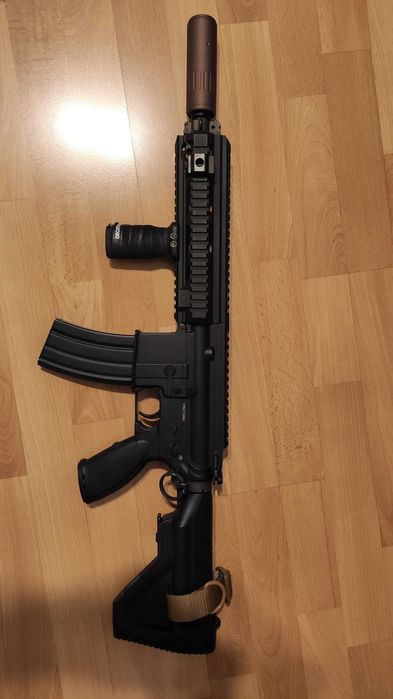 Replica/arma airsoft A&K 416D PTW clona Systema