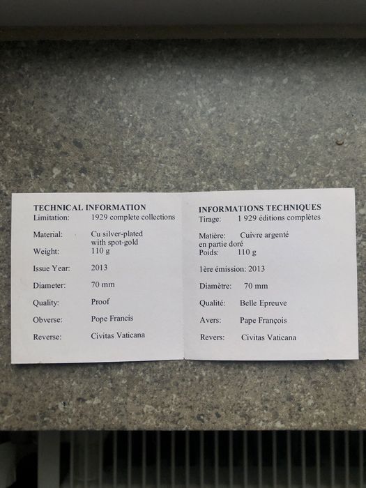 Medalie Papa Francisc/Francesco