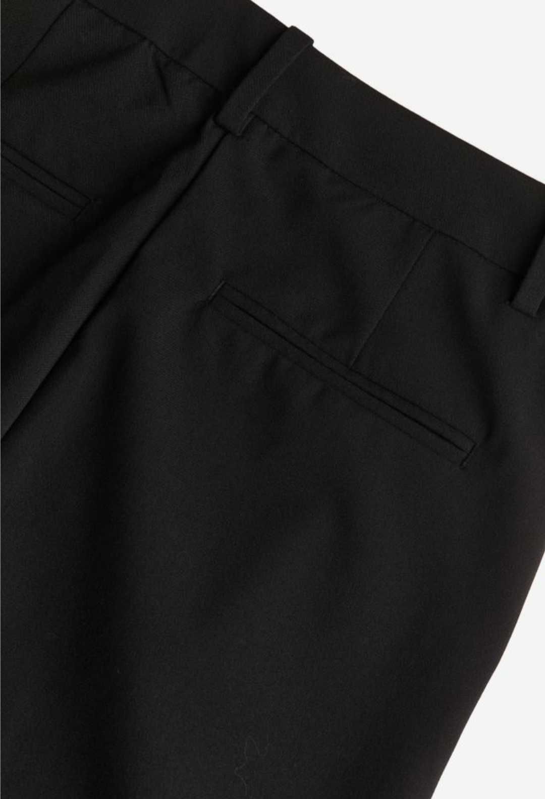 Официален дамски черен панталон H&M, размер 38, официален елек НМ