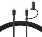 Нов Belkin 2 в 1 кабел USB-C Lightning бързо зареждане 60W iPhone iPad