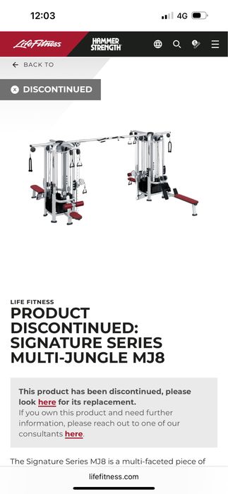 Life fitness multi-jungle mj8